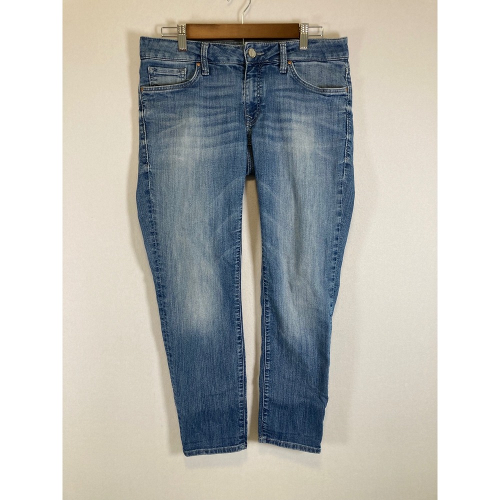 Casual Classic Mavi Women 30 Blue Sonja Mid Rise Skinny Stretch Denim Jeans
